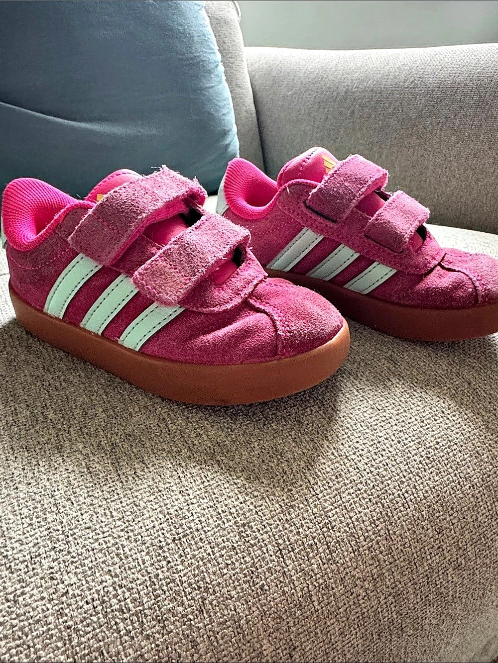 adidas VL Court 3.0 Kids Sneakers Pink Toddler Girls US 7.5